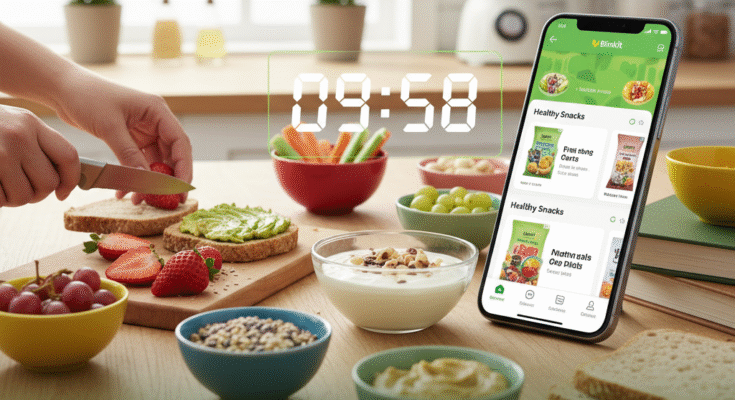 Healthy Snacks in 10 Min on Blinkit: Quick, Tasty & Guilt-Free